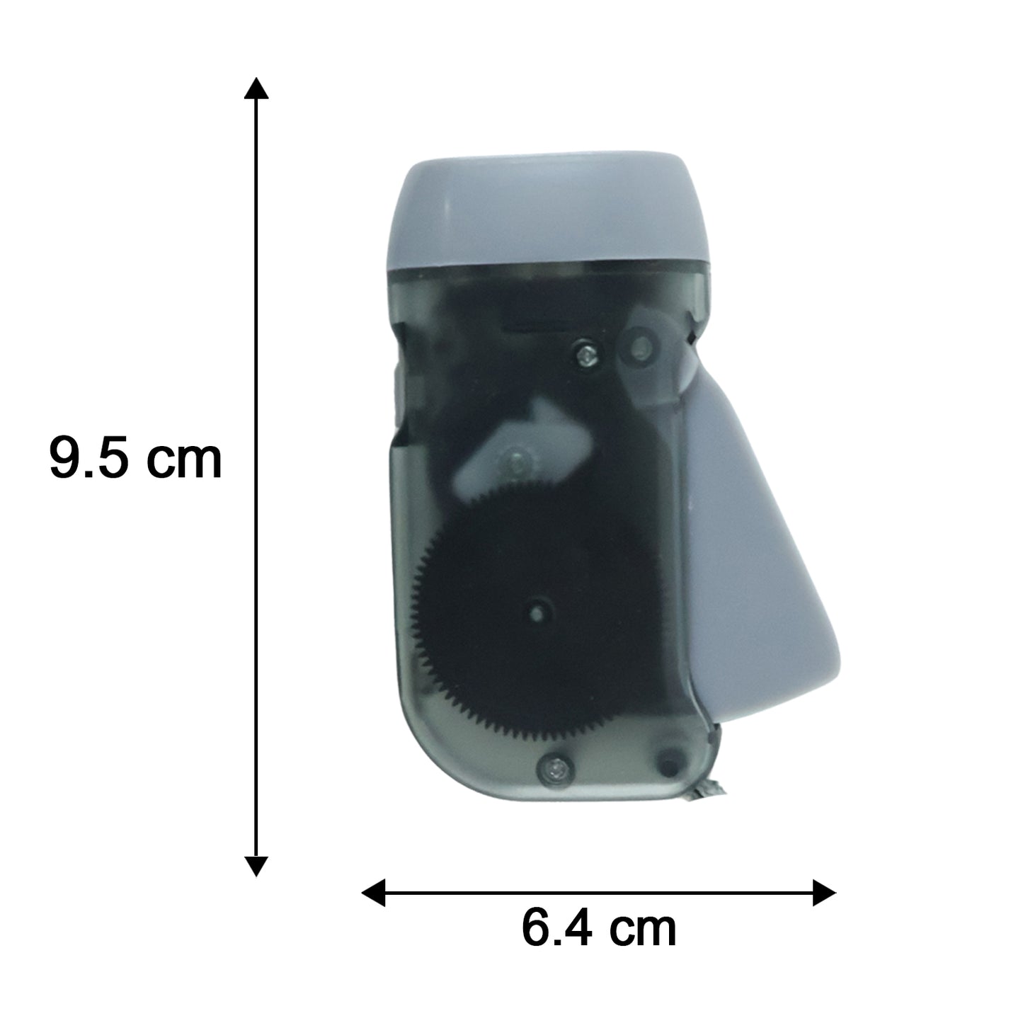 3-LED Hand Press Torch â€“ Battery-Free Hand Crank Flashlight