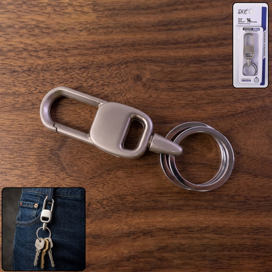 Premium Metal Carabiner Key Holder Clip 1 Pc