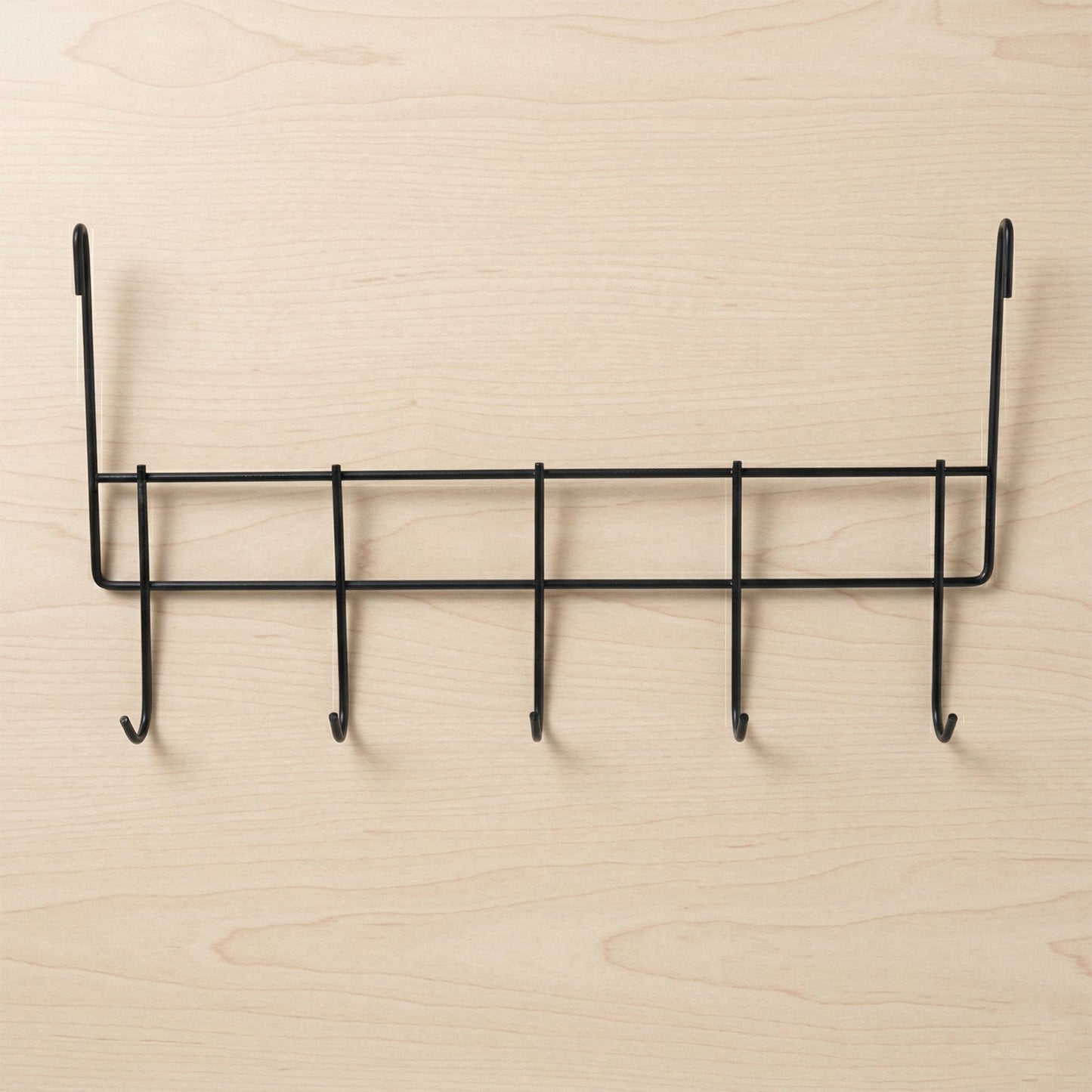 Premium Over The Door Metal 5 Hook Rack 1 Pc