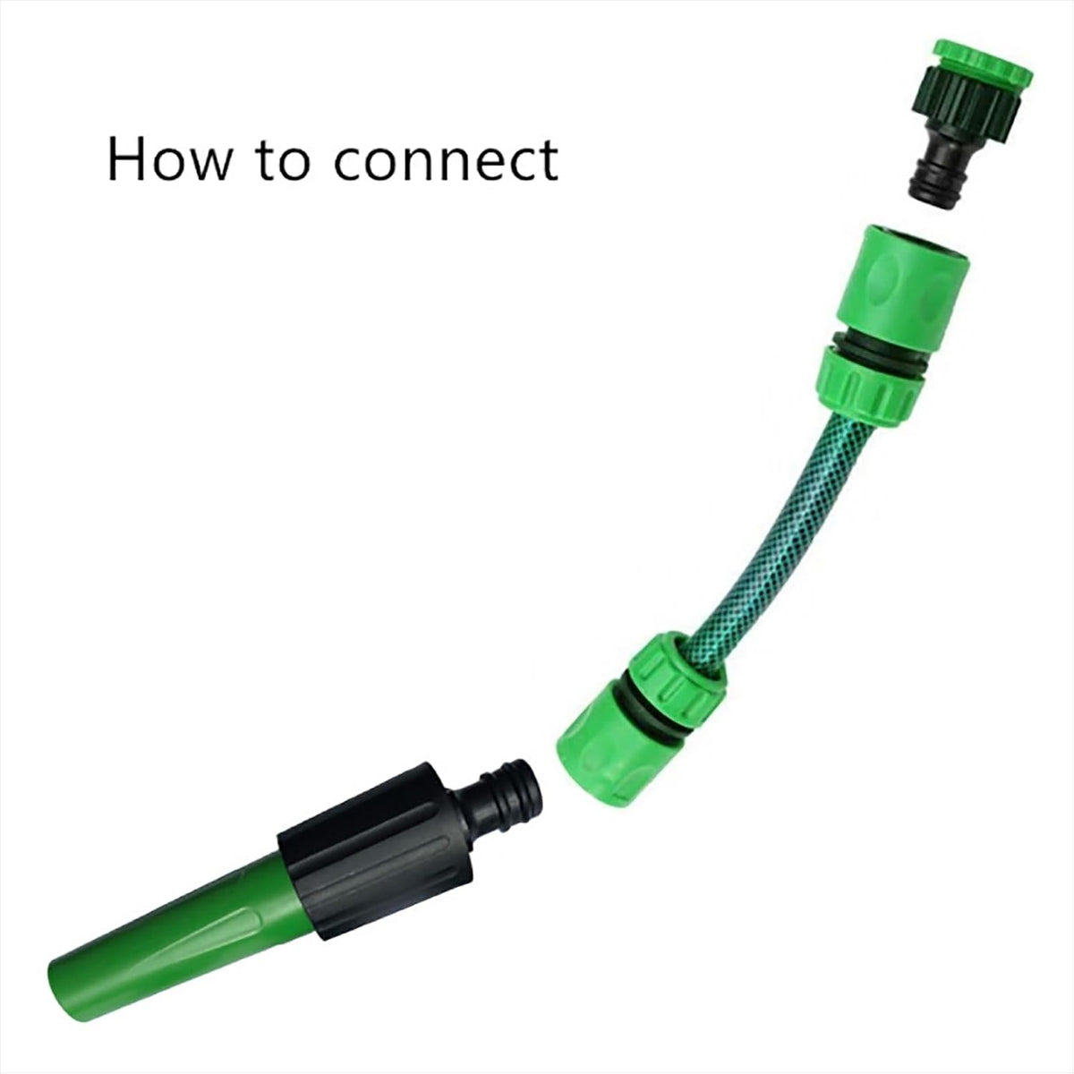Garden Hose Pipe Nozzle Connector Set