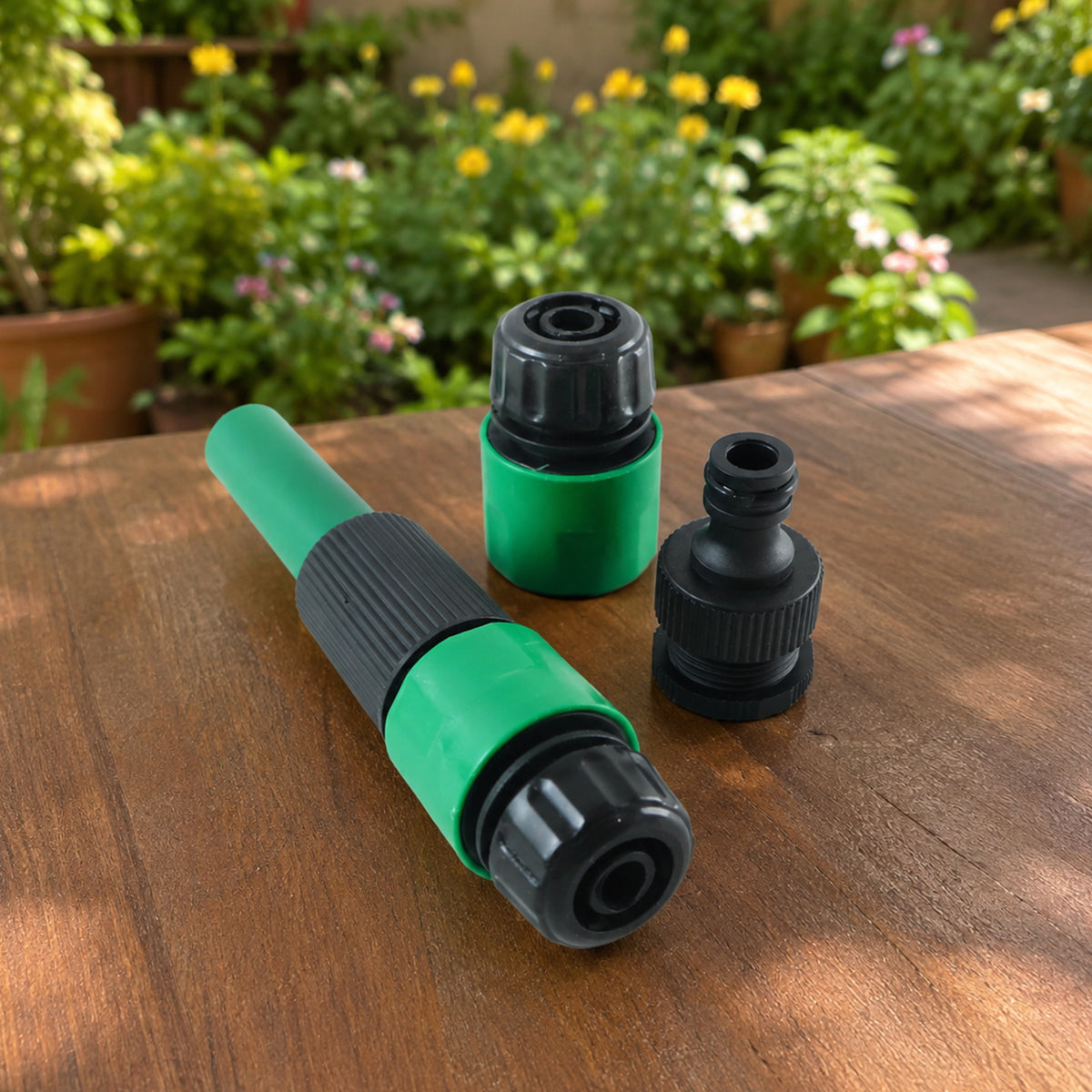 Garden Hose Pipe Nozzle Connector Set