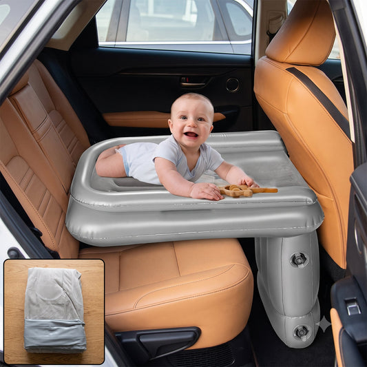 Inflatable travel air bed mattress