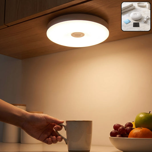 USB rechargeable magnetic motion sensor LED light for cabinets