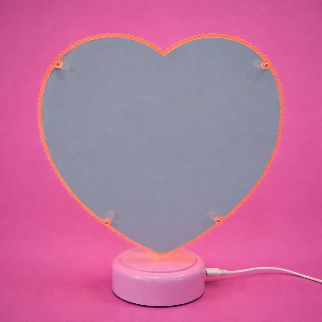 Heart Shape LED Photo Frame Romantic Light Gift for Couple