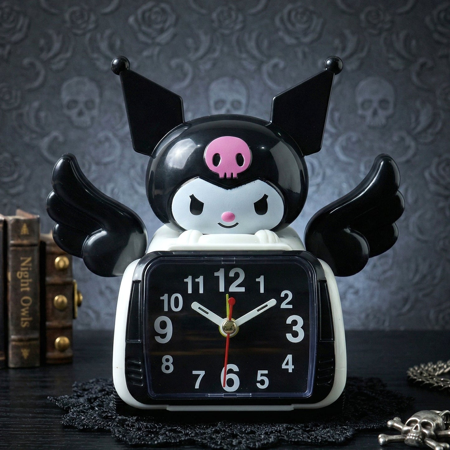 Cute Cartoon Character Car Style Table Alarm Clock (1 Pc)