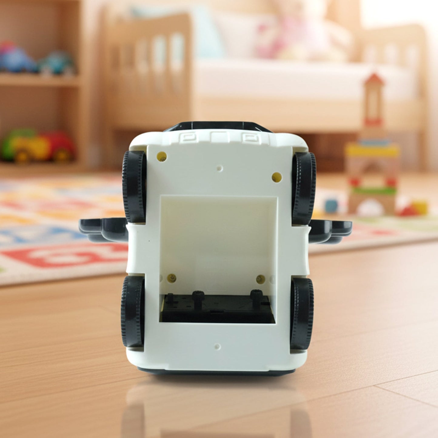 Cute Cartoon Character Car Style Table Alarm Clock (1 Pc)