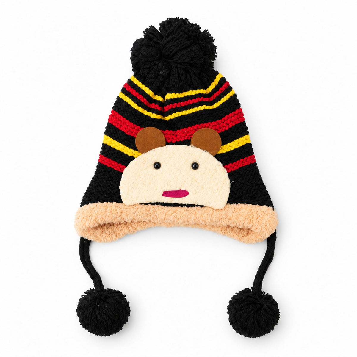 Tie Strap Baby Winter Cap
