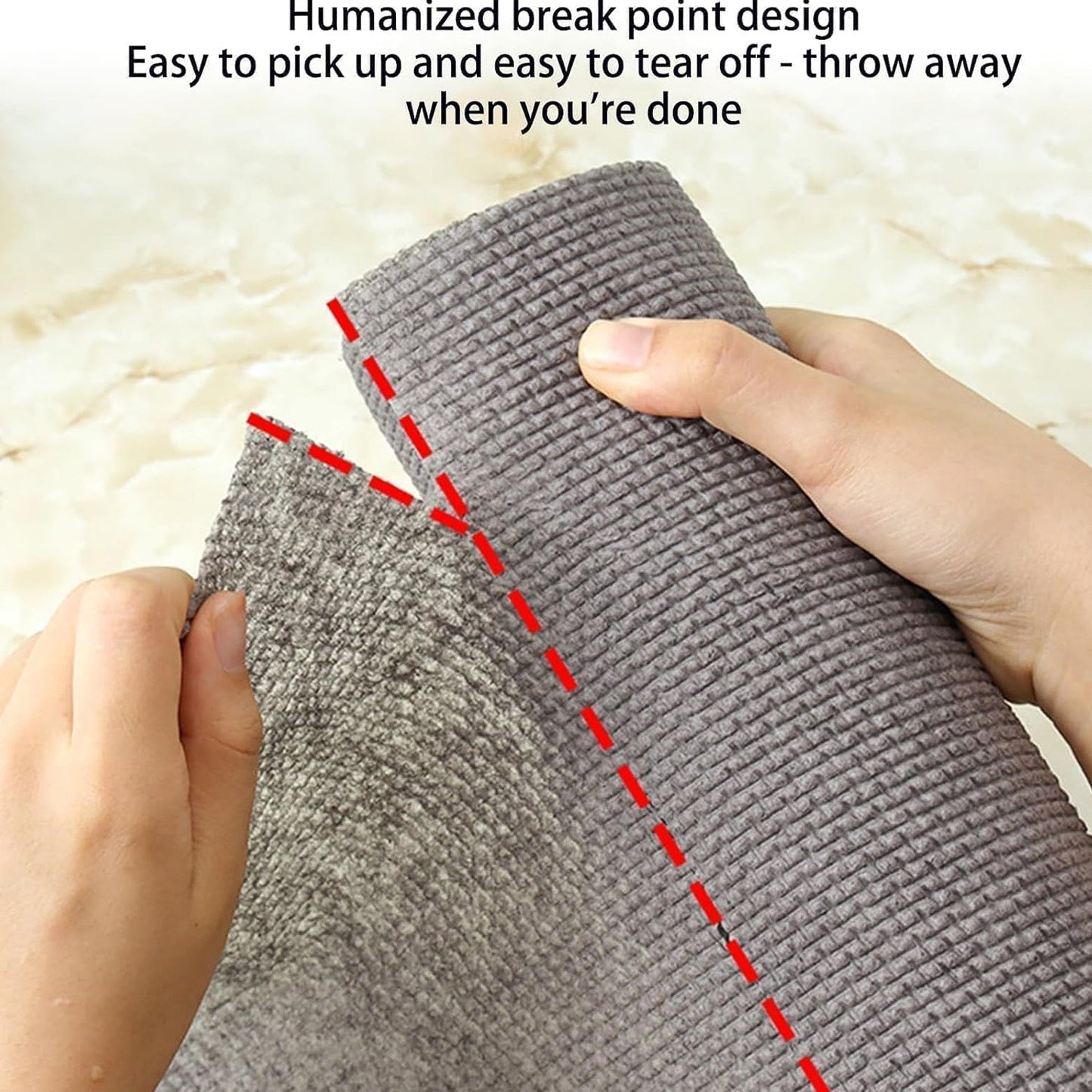 Disposable Kitchen Cleaning Cloth Roll â€“ 25 Sheets (23x19 cm)