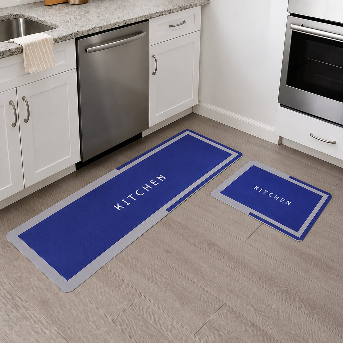 Printed Anti Slip Floor Mat Set  Safe & Decorative for Home