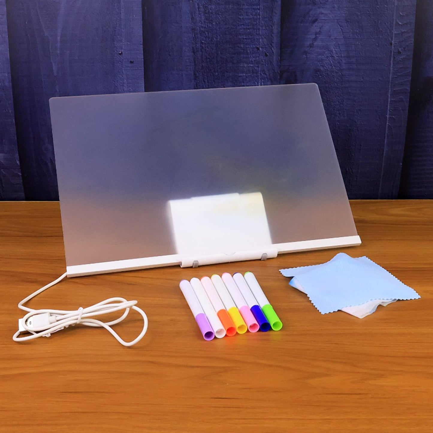 Portable Illuminated LED Writing Board Set