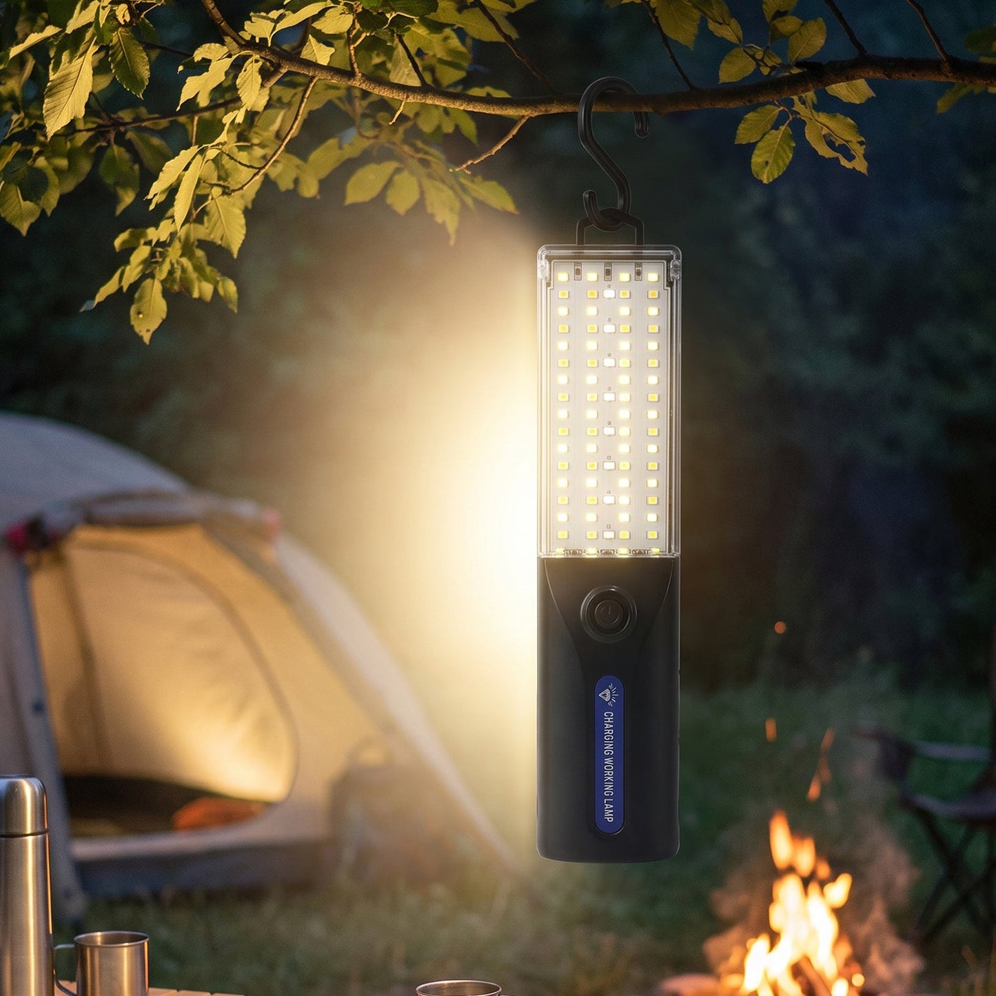 Work lamp used for camping and outdoor lighting