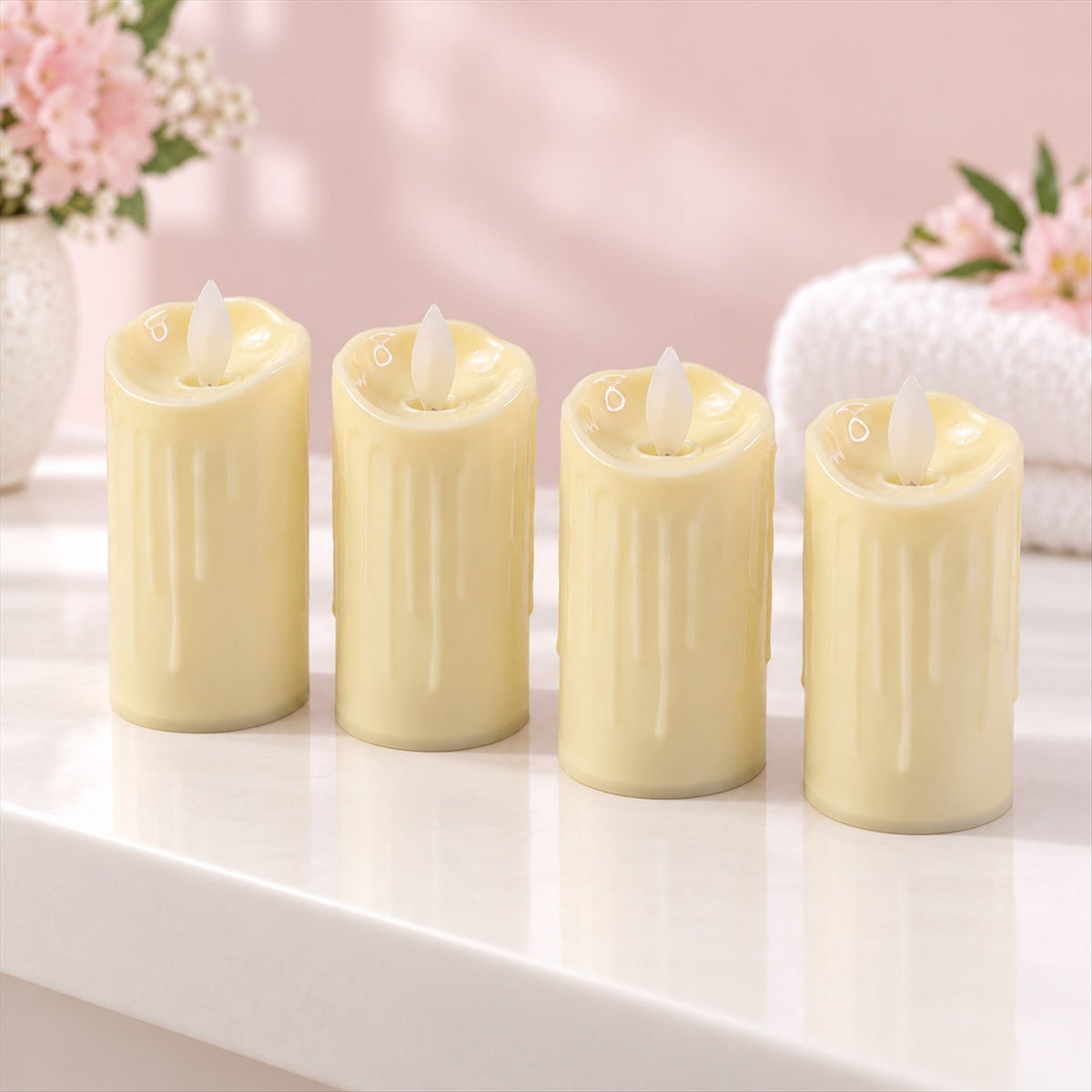 LED candle design view