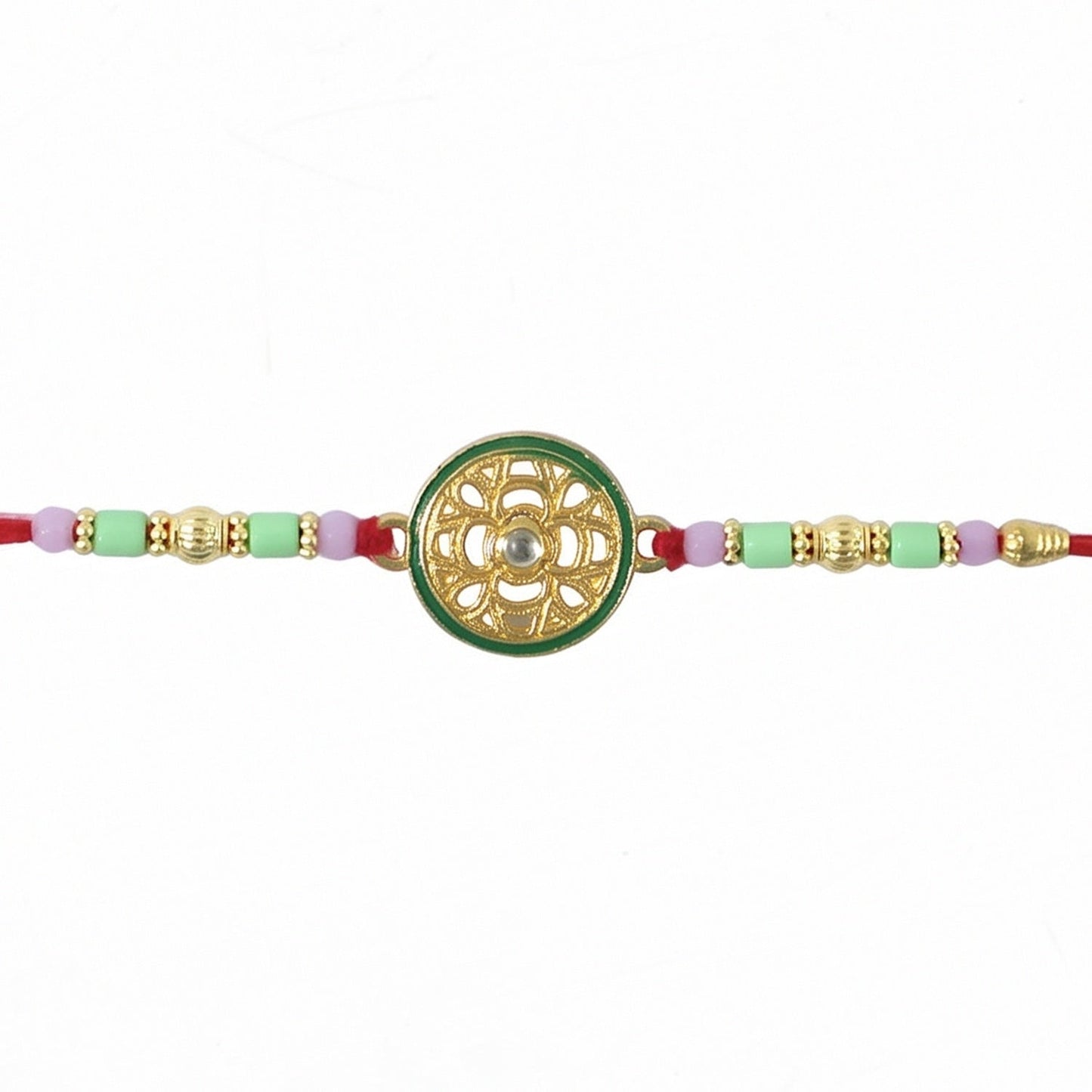 Elegant soft thread Rakhi design