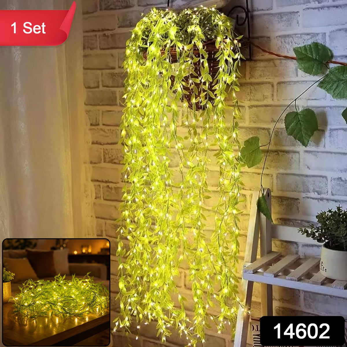 Decorative LED Leaf String Light Approx 3 mtr (1 Pc)