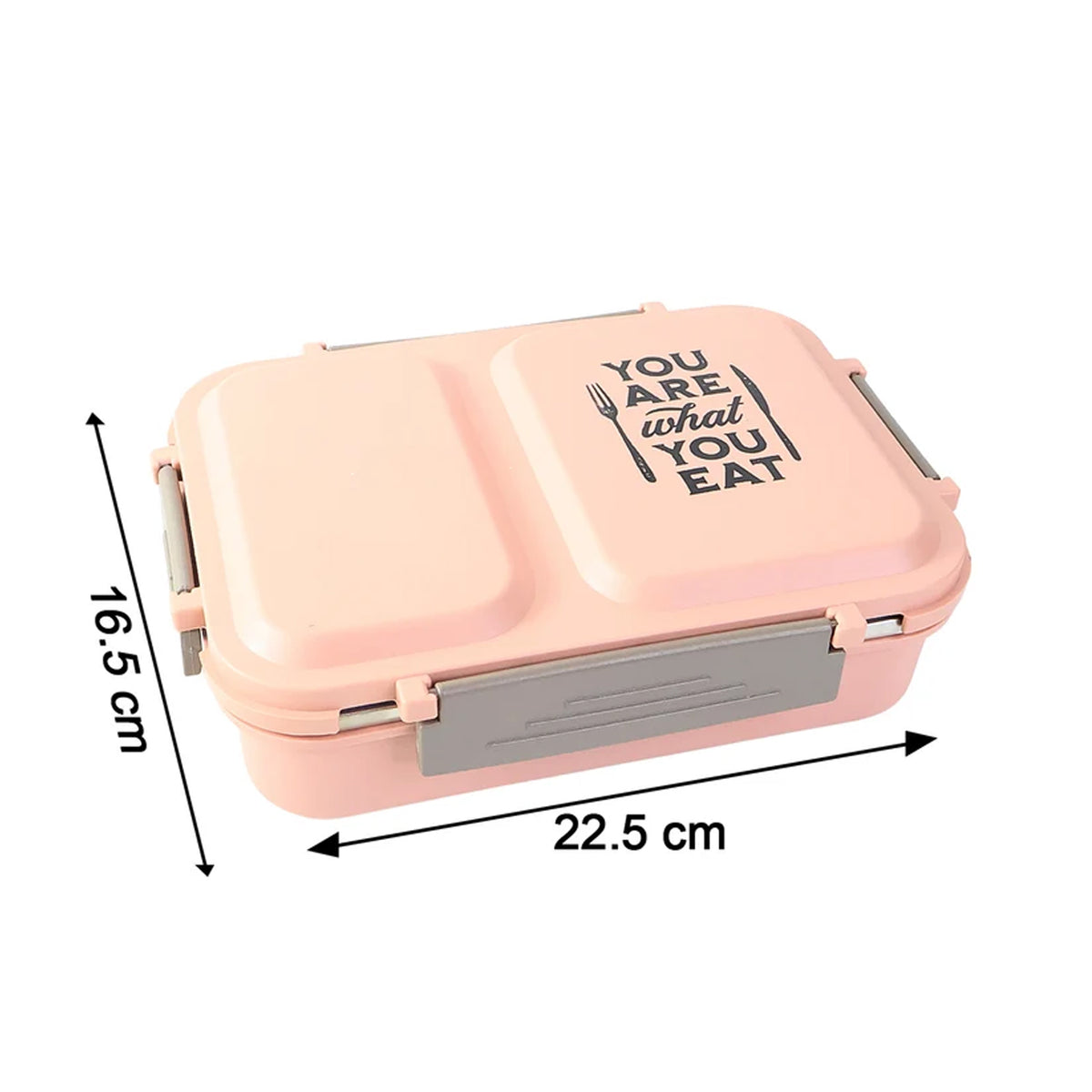 2 Partition Stainless Steel Lunch Box