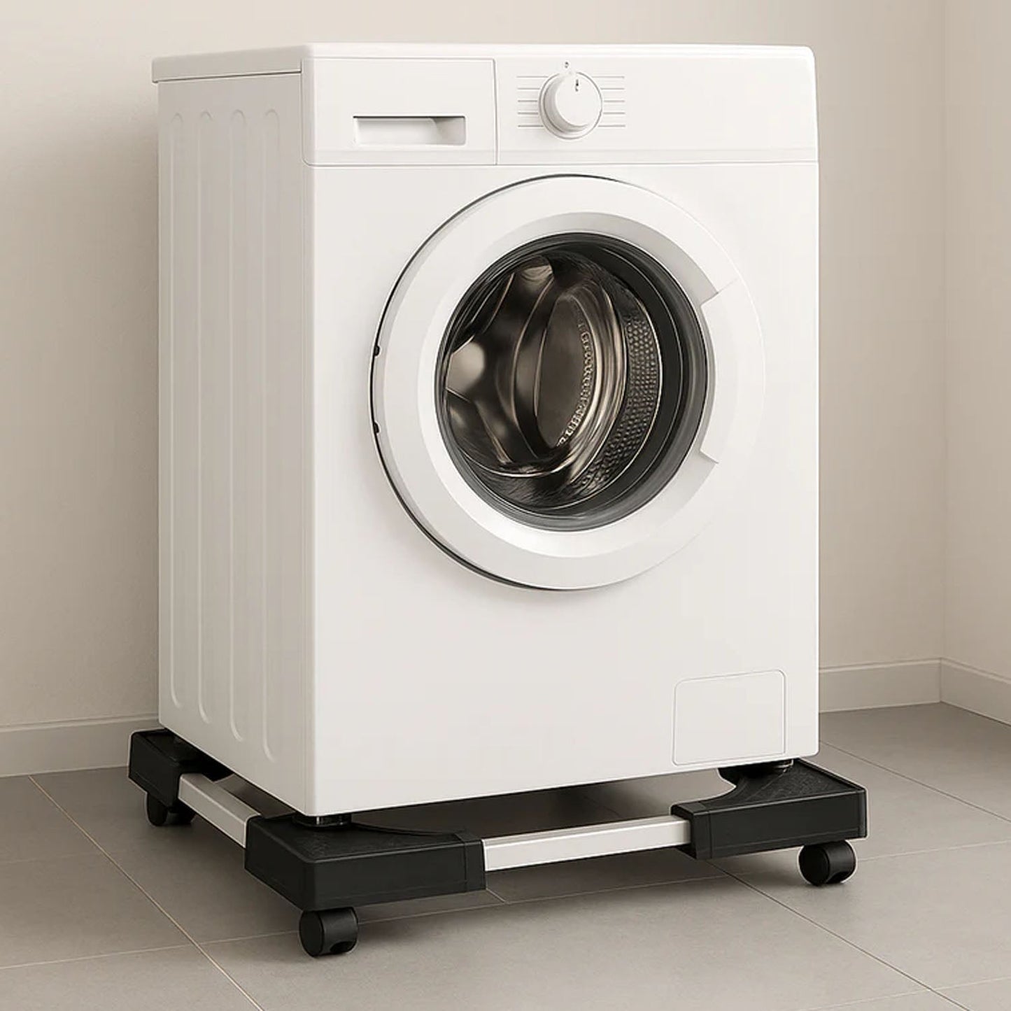 Adjustable Washing Machine & Refrigerator Stand (67Ã—67 cm ,1 Pc)