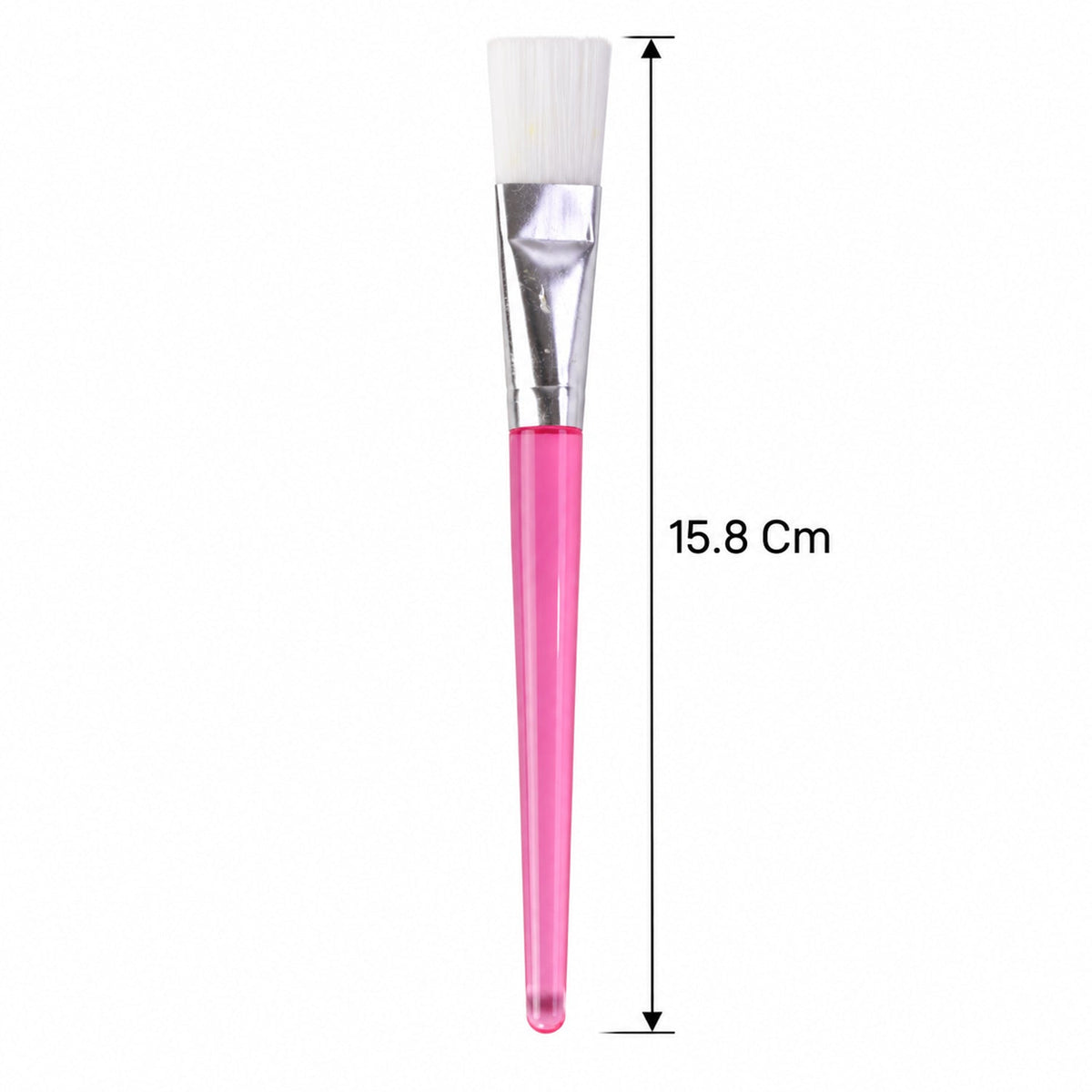 Flat Face Mask Brush Set for Even Skincare Application at Home and Salon (4 Pc)