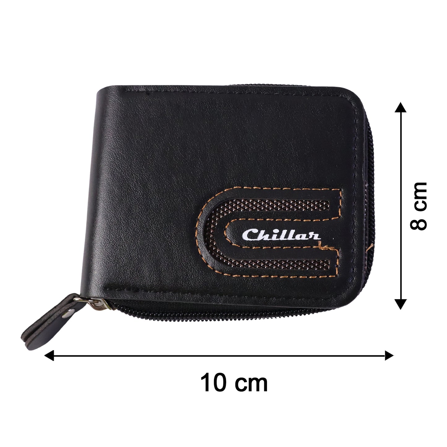 Compact Zip-Around Card Holder Wallet for Men & Women (1 Pc)