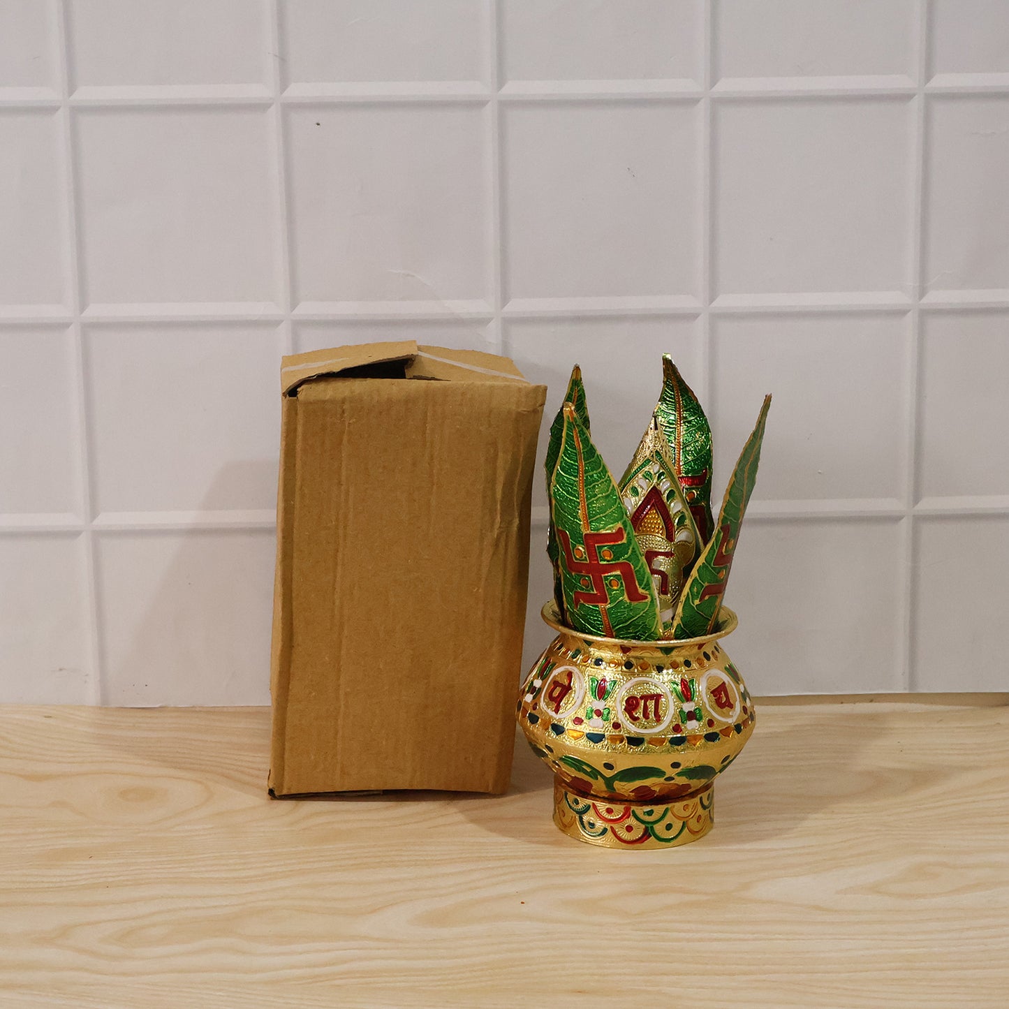 Traditional Decorative Pooja Kalash (1 Set)