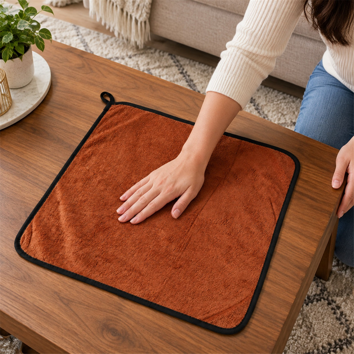 Multipurpose Cleaning Cloth Towel 40x40cm, Microfiber Duster for Kitchen & Home (1 Pc)