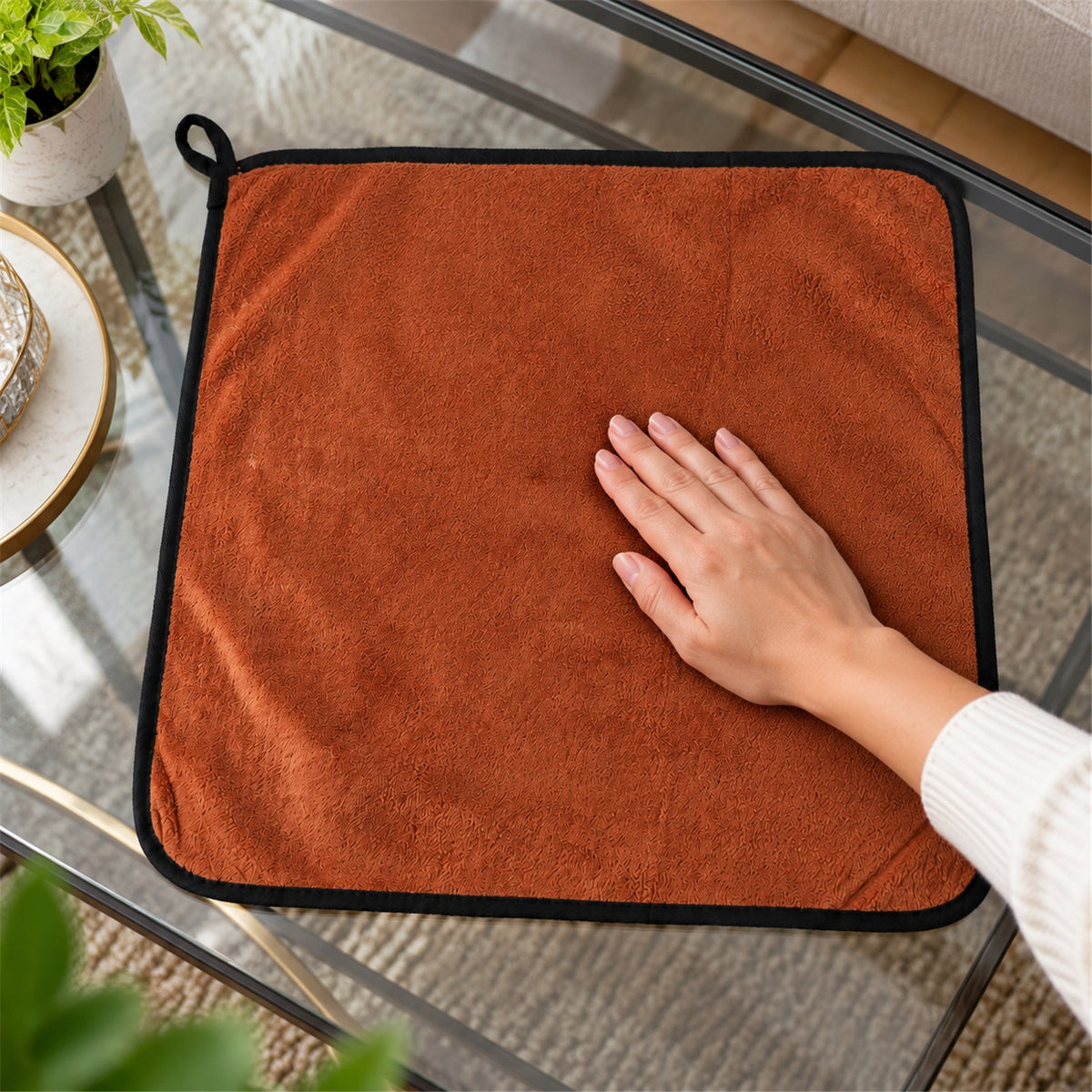 Multipurpose Cleaning Cloth Towel 40x40cm, Microfiber Duster for Kitchen & Home (1 Pc)