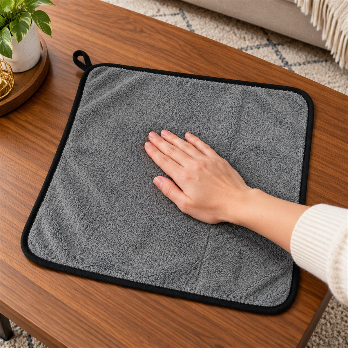 Multipurpose Cleaning Cloth Towel 40x40cm, Microfiber Duster for Kitchen & Home (1 Pc)
