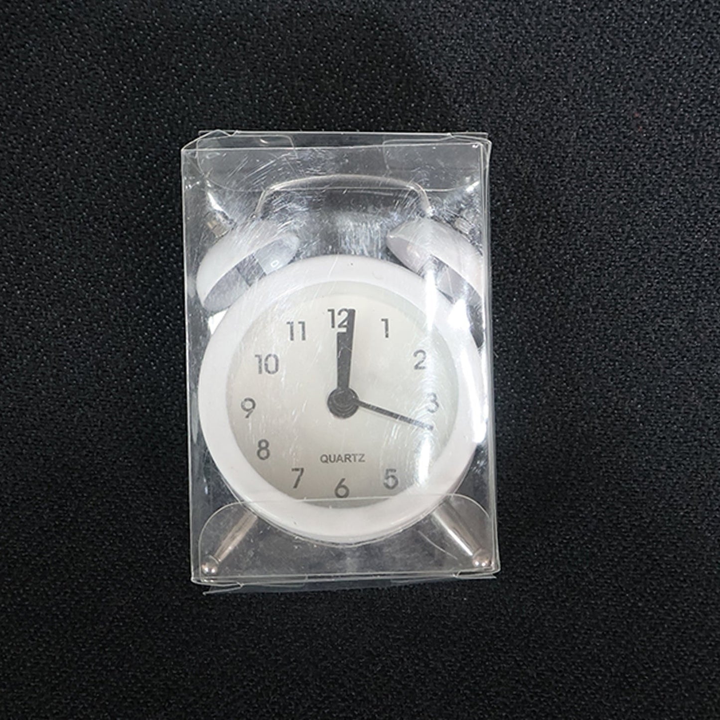 Small Twin-Bell Analog Alarm Clock - (1 Pc)