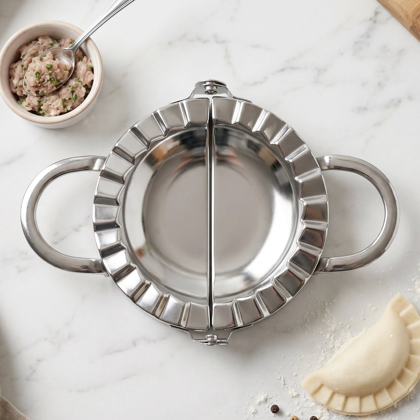 Gujiya mould for festive cooking
