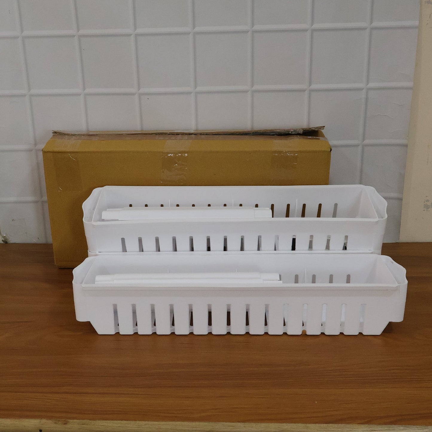  countertop organizer rack with three layers
