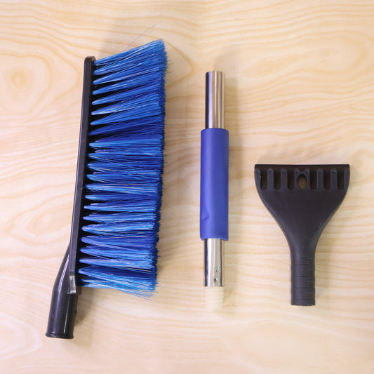 2 In 1 Multipurpose Cleaning Brush with Scraper (1 Pc, 69 Cm Long)