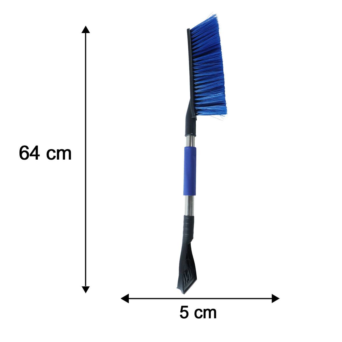 2 In 1 Multipurpose Cleaning Brush with Scraper (1 Pc, 69 Cm Long)