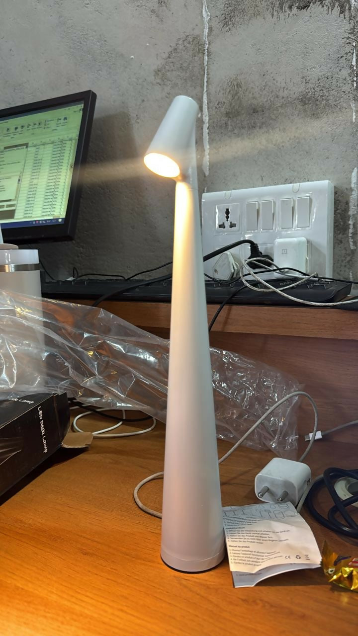 Modern LED Desk Lamp Touch Control USB Rechargeable Study Light