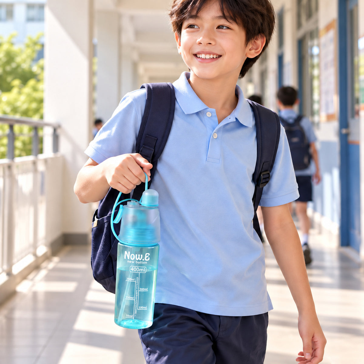 Spray Water Bottle – 400ML BPA-Free for Hydration | Own Hydrate