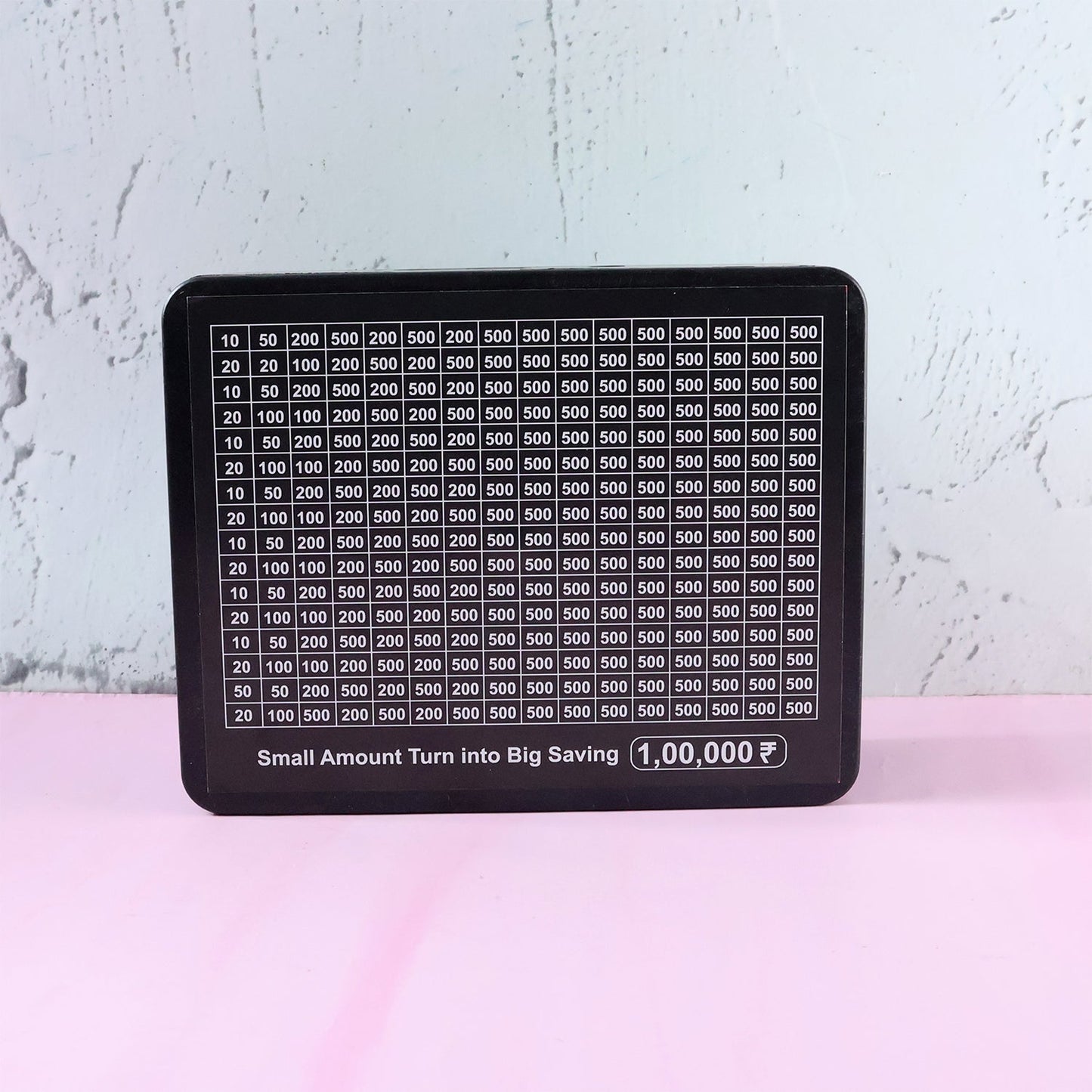 Reusable Money Saving Piggy Bank with Black Gel Pen (15 Ã— 19 cm, 1 Pc)