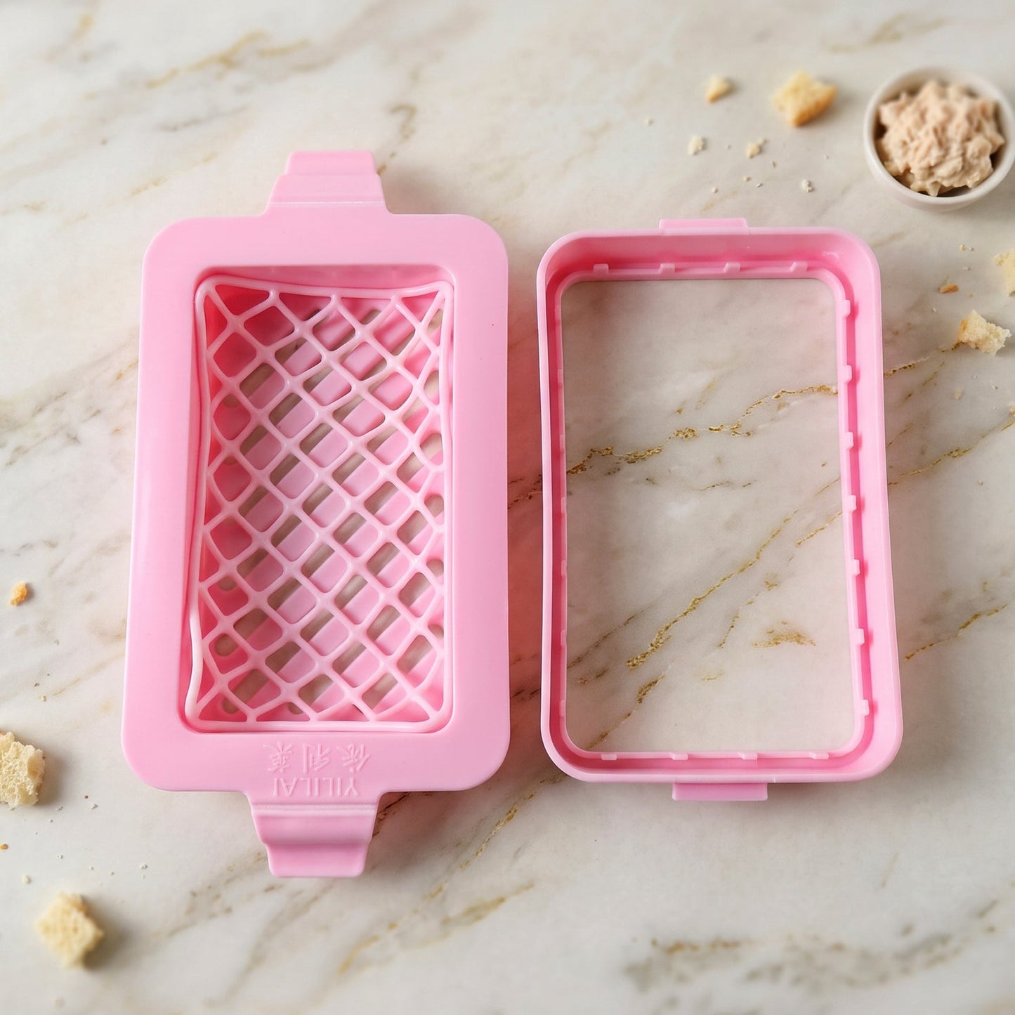 Plastic Soap Box Dish with Drain Tray for Bathroom and Kitchen (1 Pc)