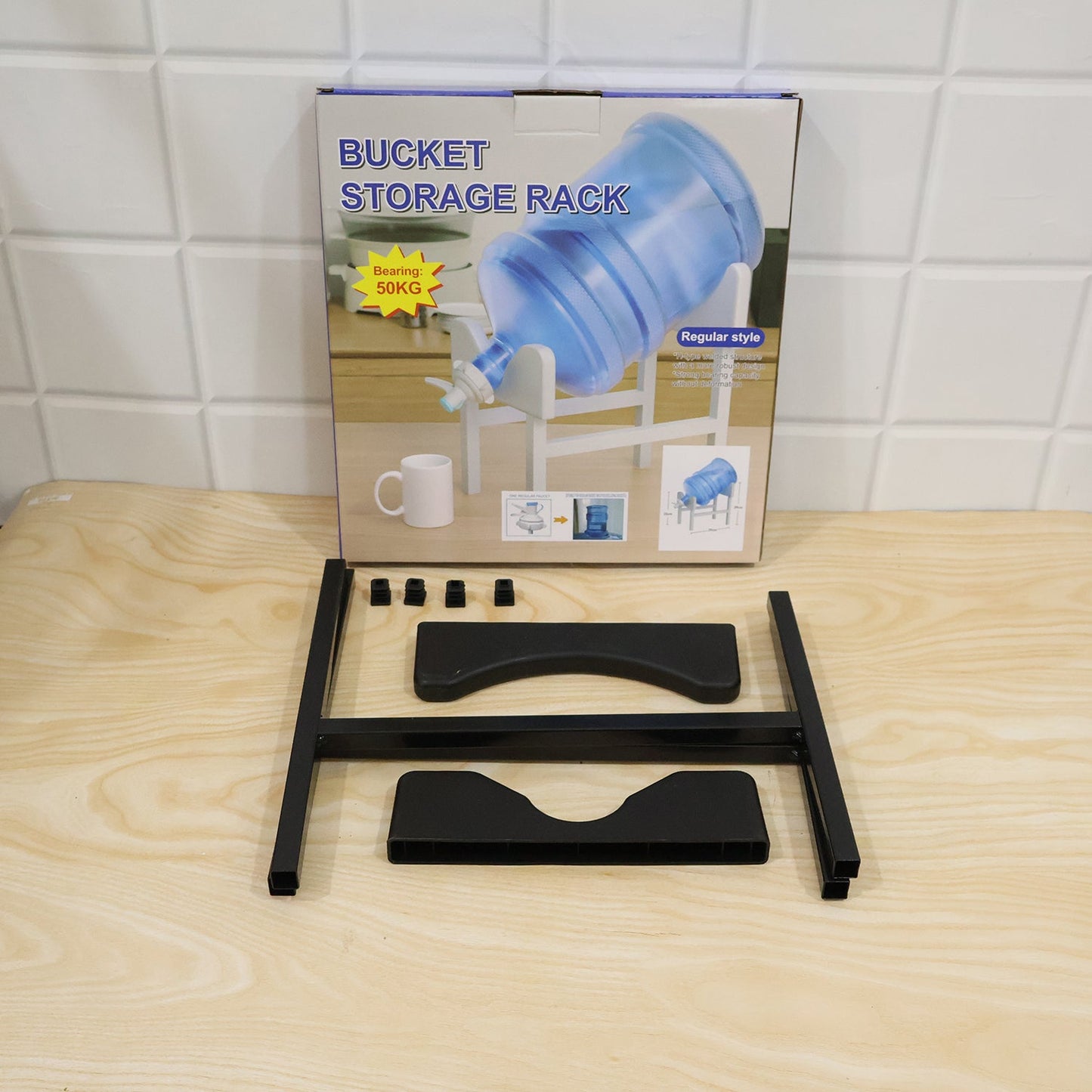 Metal Water Can Bottle Dispenser Stand Heavy Duty Holder for 20 Litre (1 Set)