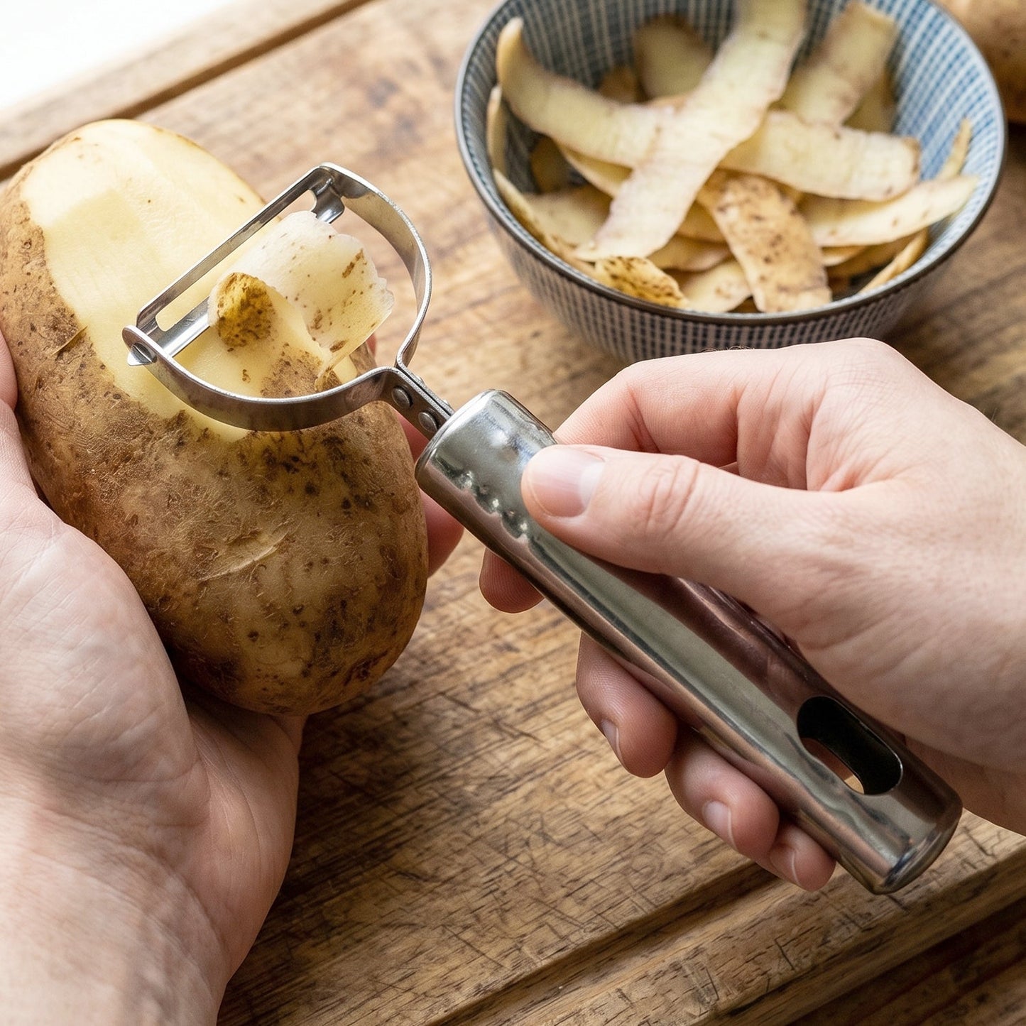 Premium Stainless Steel Vegetable and Fruit Peeler (1 Pc)