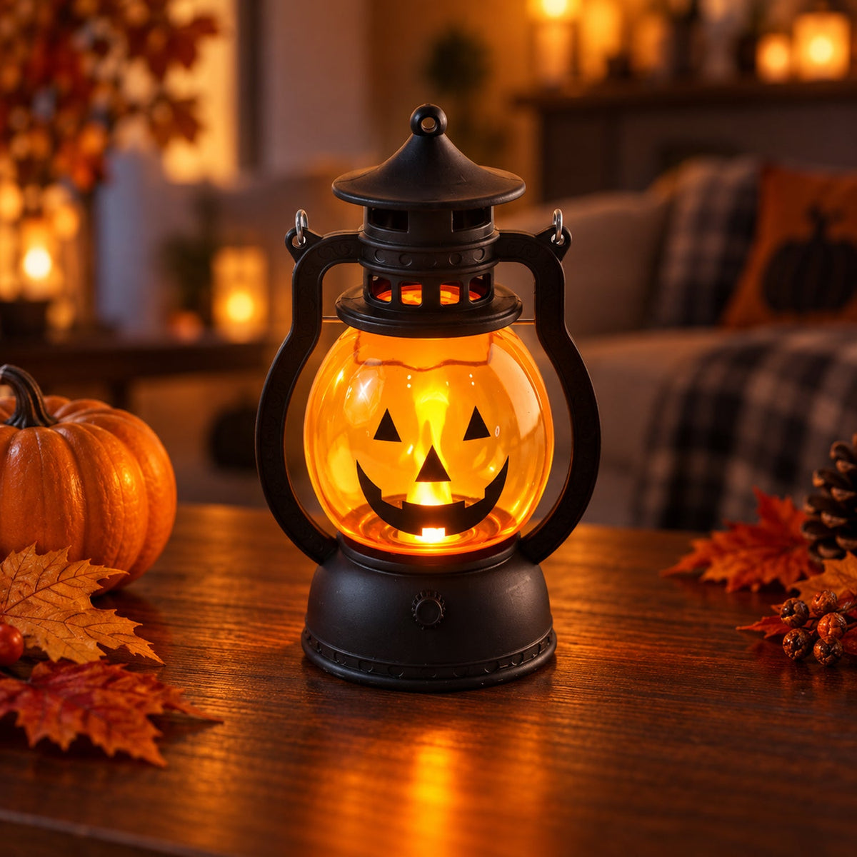 Pumpkin lantern feature view