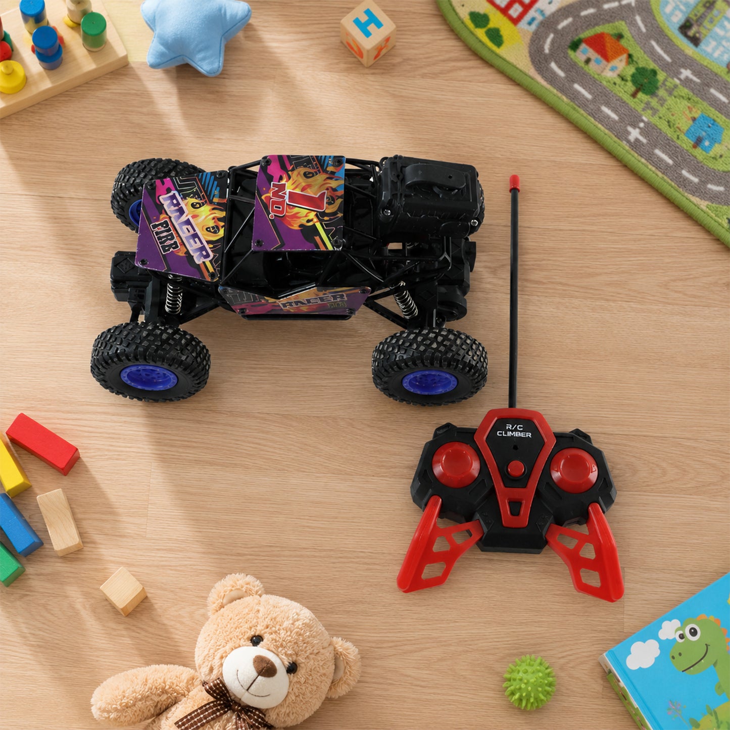 Remote Control Rock Crawler Off Road Toy Car (1 Pc)