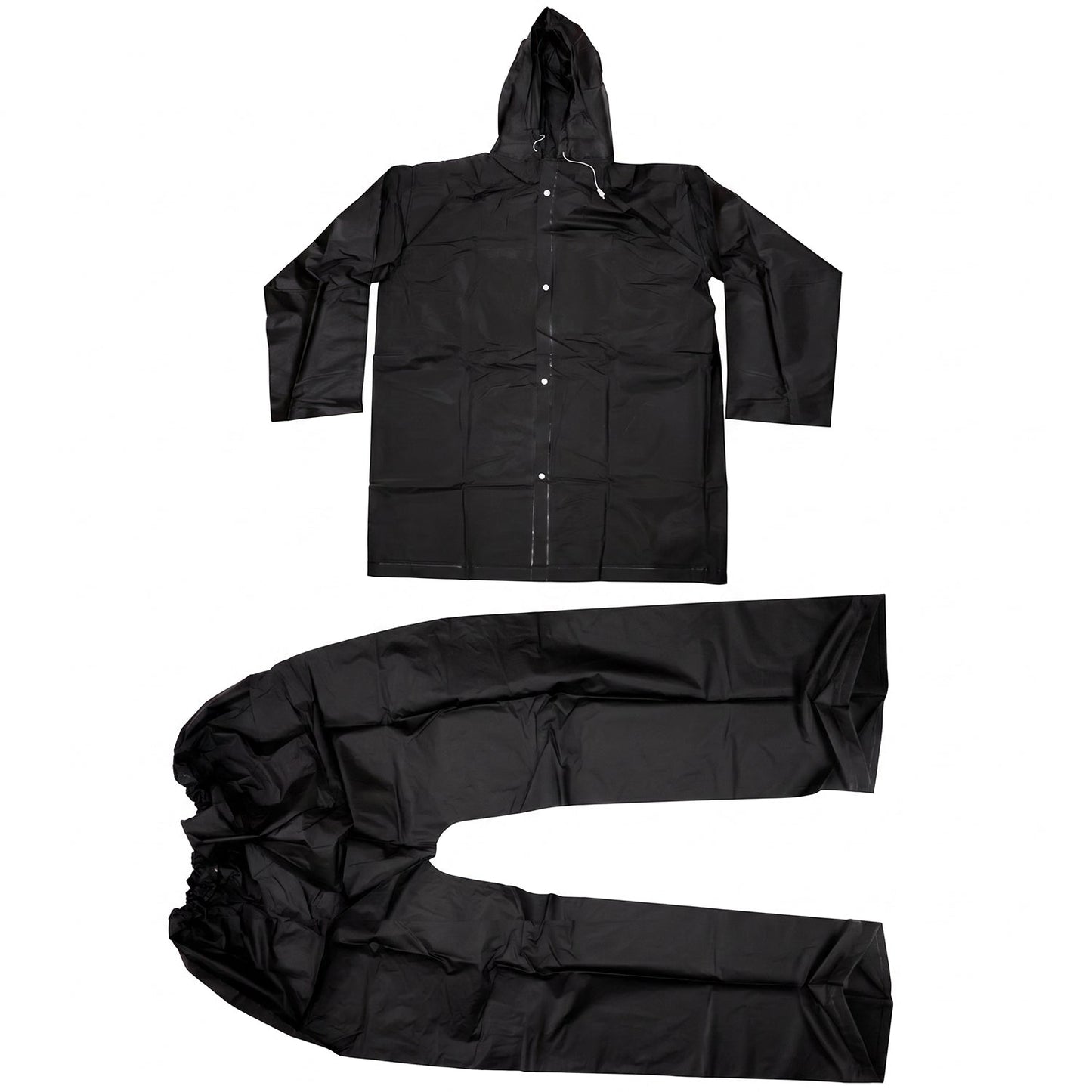 Durable EVA rainwear with hood for cycling and commuting