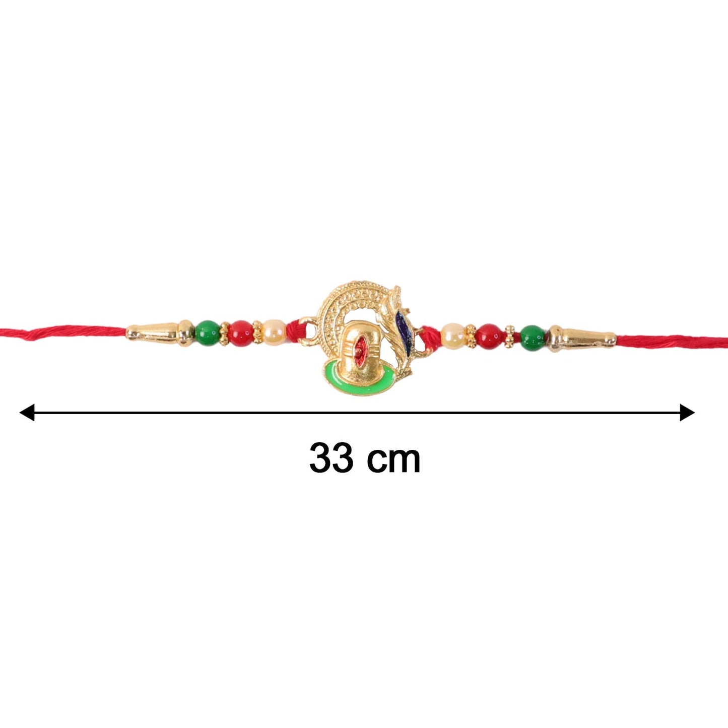 Size reference of traditional Ganesha Rakhi for all age groups