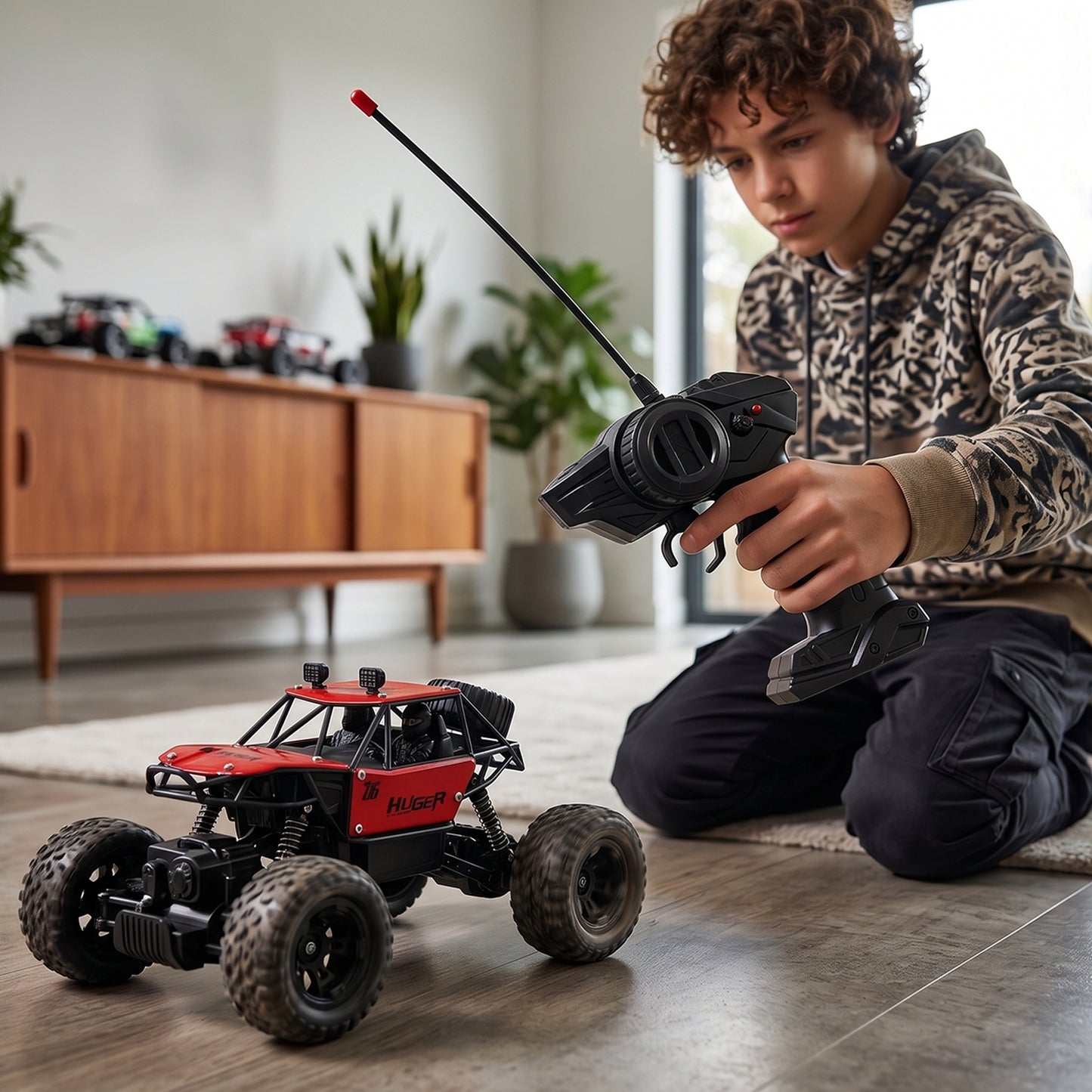 Rock Crawler Monster RC Truck – Remote Battery Not Included