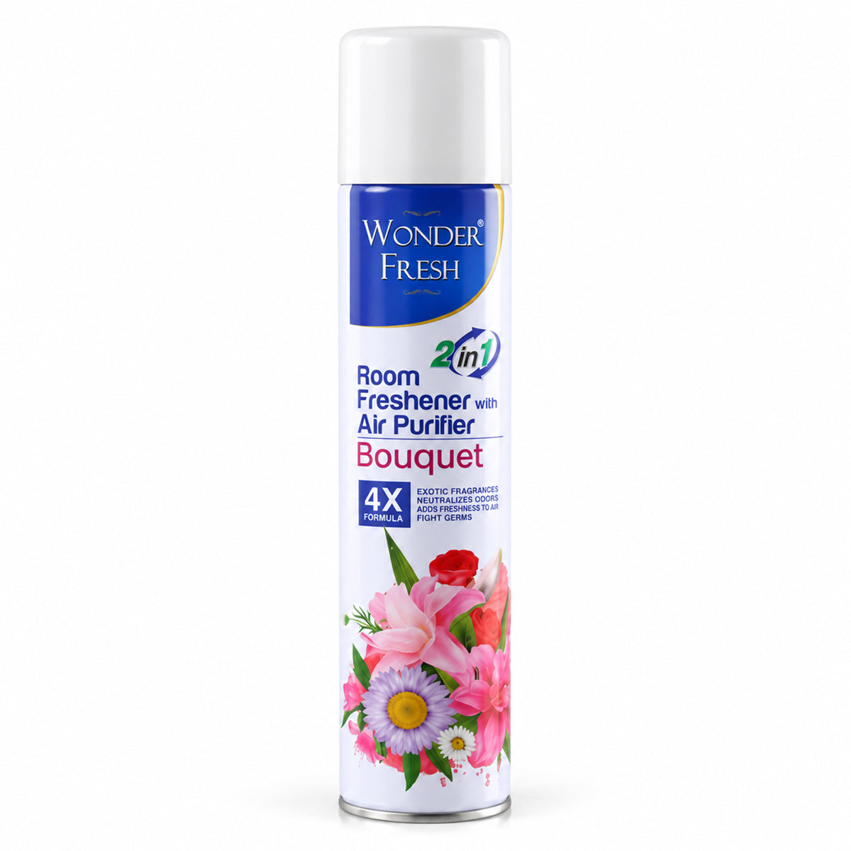 2 In1 Room Freshener Spray for Home and Office (1 Pc, 120 ML, Mix Fragrance)