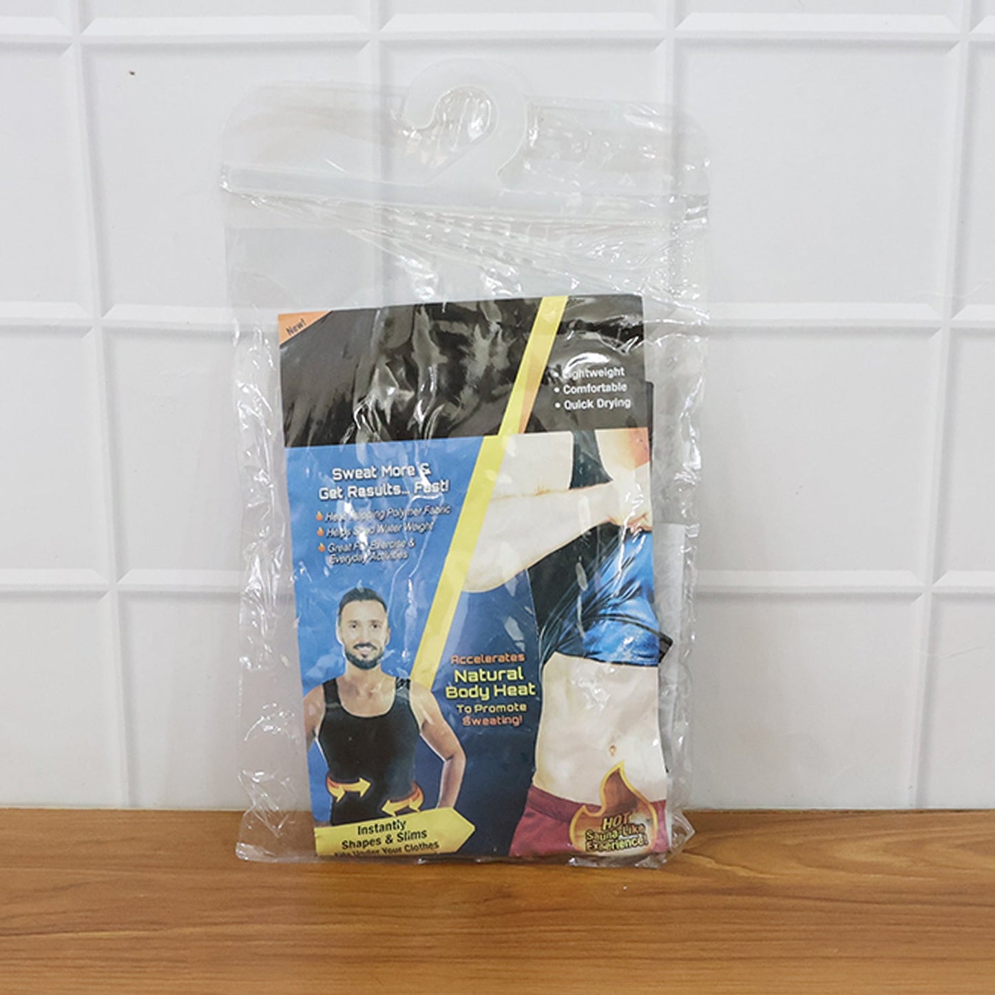 Menâ€™s Slim Fit Sweat Shaper Tank Top (S/M, 1 Pc)