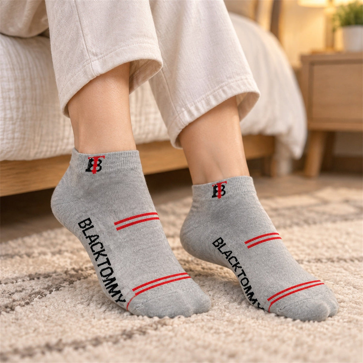 Ankle socks fabric detail