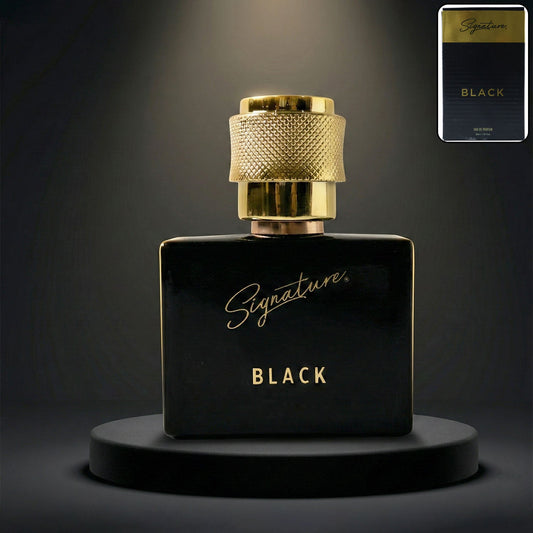 Signature premium black eau de parfum 30 ml bottle