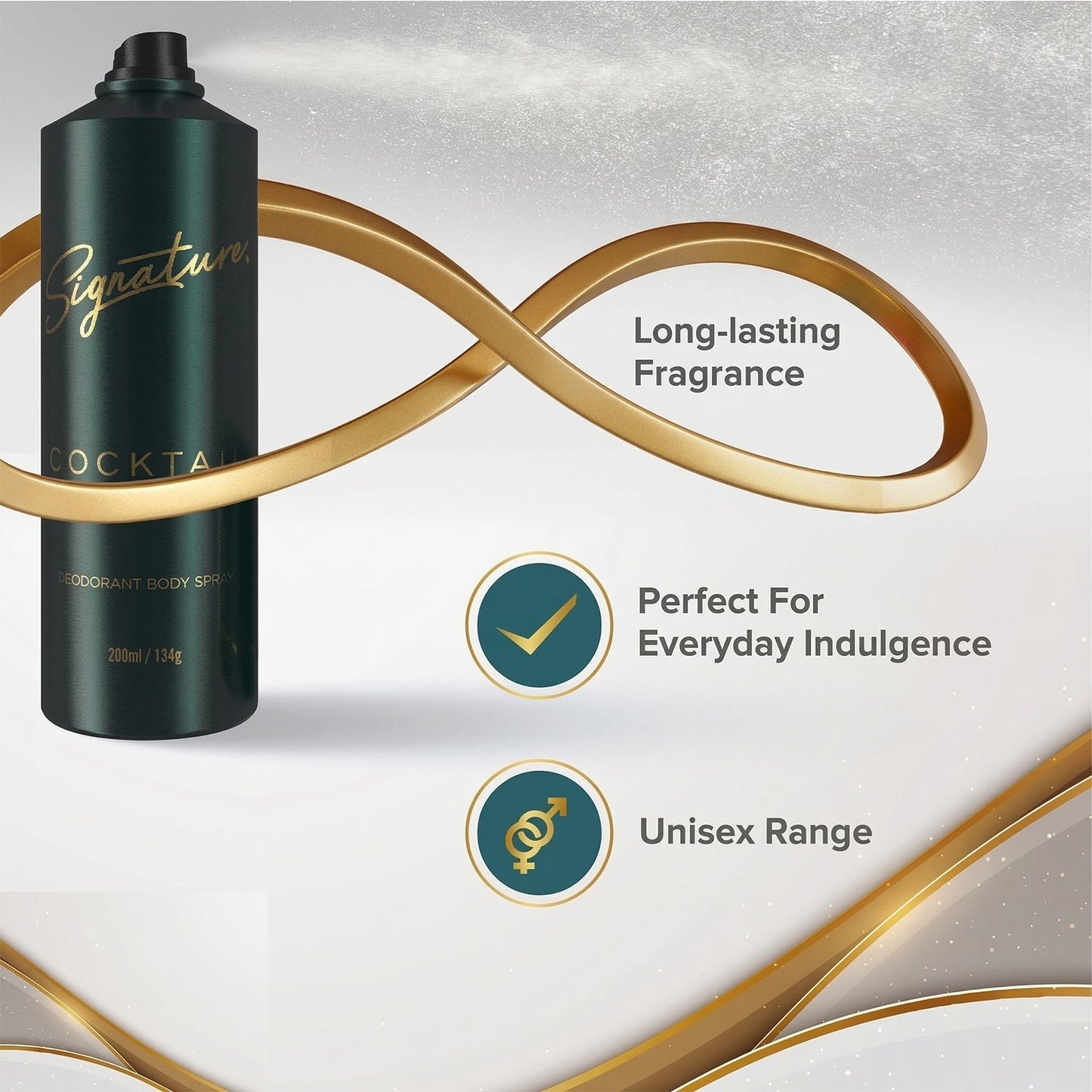 Signature Cocktail Deodorant Body Spray 200 ML (1 Pc)