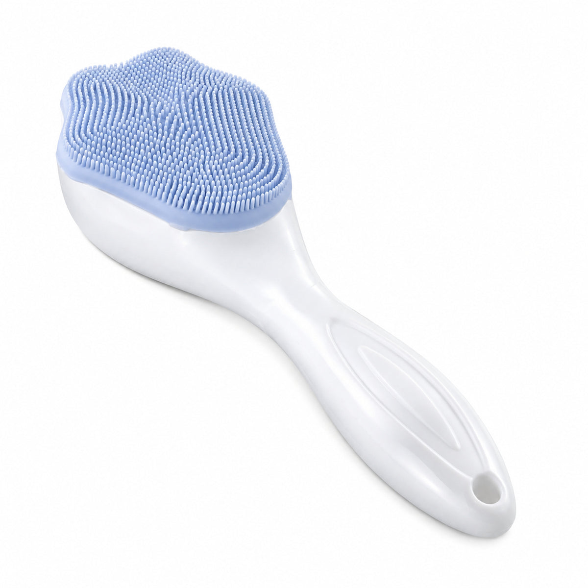 Silicone Face Scrubber Exfoliating Brush, Manual Handheld Facial Cleansing Brush (1 Pc)