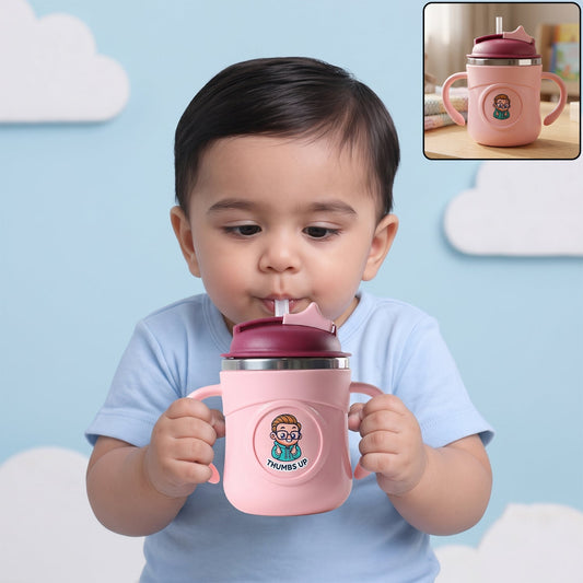 Apex Rio sipper cup 250 ml kids straw bottle with twin handles