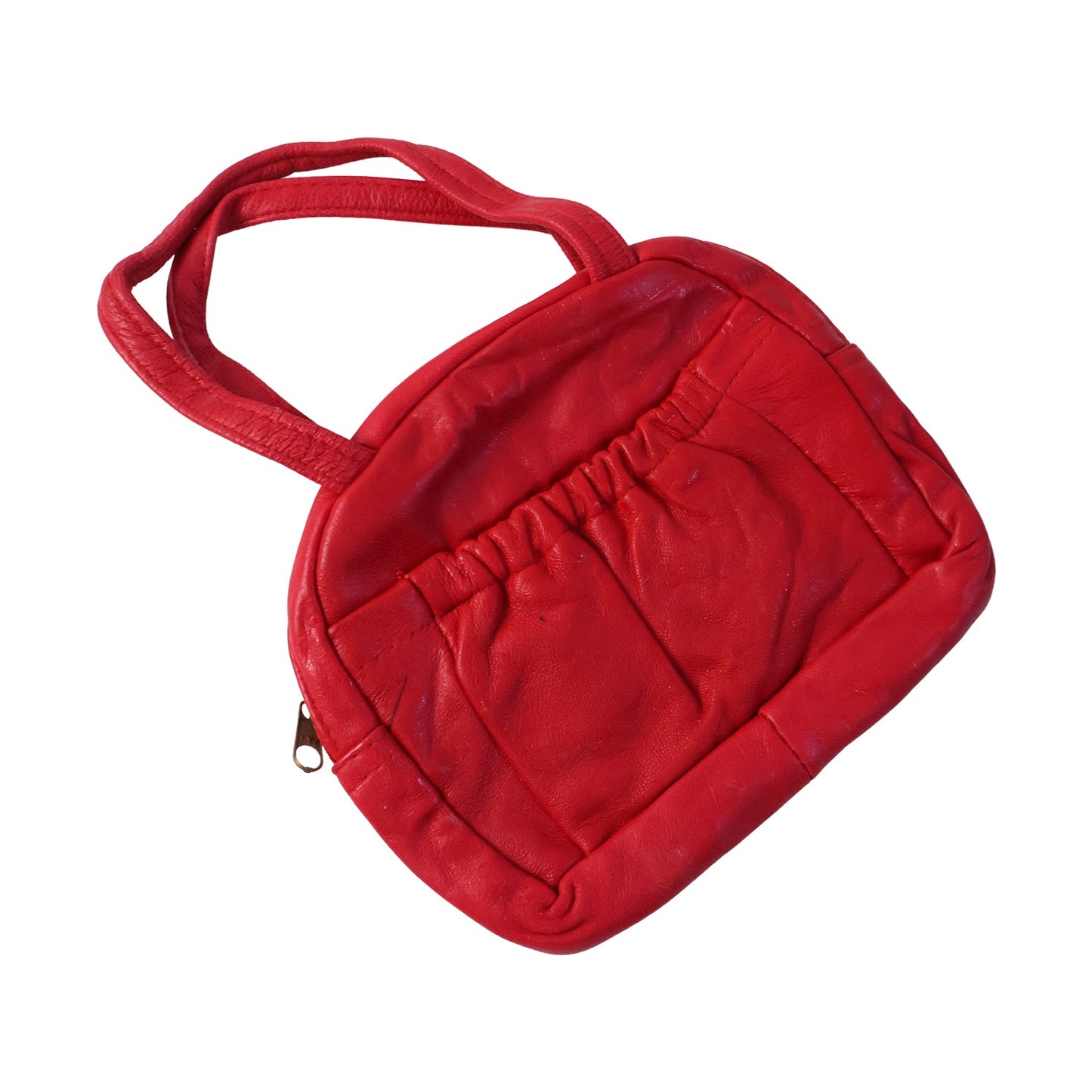 Compact girlâ€™s zippered purse with stylish design